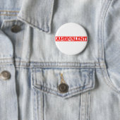 Ambivalent Stempel Ronde Button 5,7 Cm (In situ)