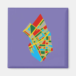 Ambler, PA Kaart Magneet