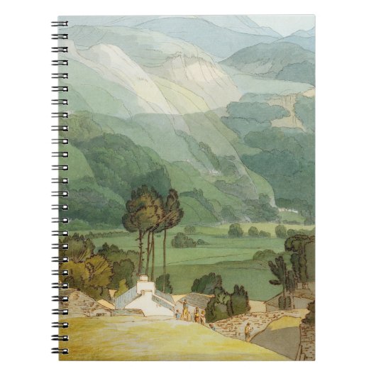 Ambleside, 1786 (met pen en inkt boven grafiet) notitieboek (Voorkant)