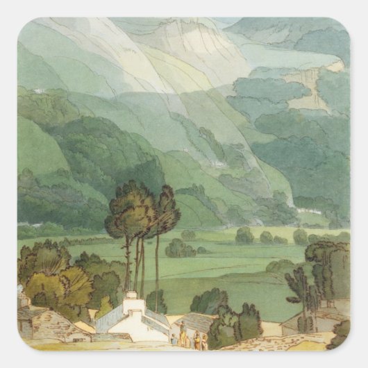 Ambleside, 1786 (met pen en inkt boven grafiet) vierkante sticker (Voorkant)