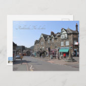 Ambleside Town Center, The Lakes, Engeland Briefkaart (Voorkant / Achterkant)