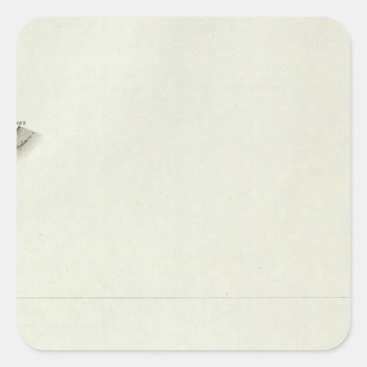 Ambleteuse Vierkante Sticker (Voorkant)