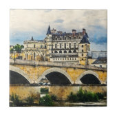 Amboise Castle in Loire Valley, Frankrijk Tegeltje (Voorkant)