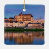 Amboise Castle, Loire Valley, Frankrijk Keramisch Ornament (Achterkant)