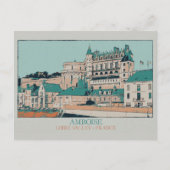 Amboise chateau in de Loire vallei, Frankrijk Briefkaart (Voorkant)