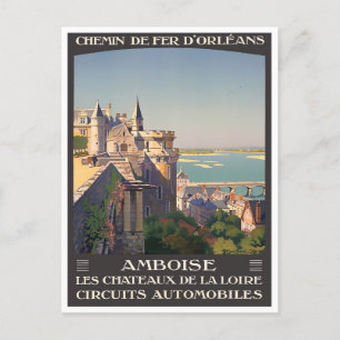 Amboise France vintage Briefkaart