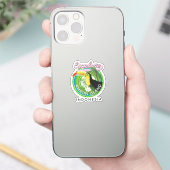 Ambon eiland Indonesië reislogo Sticker (Telefoon)