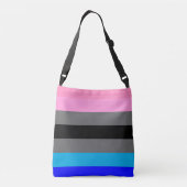 Ambonec Pride Vlag Crossbody Tas (Achterkant)