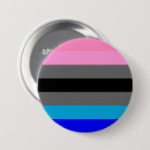 Ambonec Pride Vlag Ronde Button 7,6 Cm (Voorkant /achterkant)