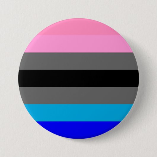 Ambonec Pride Vlag Ronde Button 7,6 Cm (Voorkant)