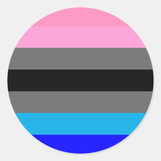 Ambonec Pride Vlag Ronde Sticker (Voorkant)