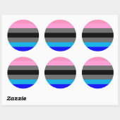 Ambonec Pride Vlag Ronde Sticker (Vel)