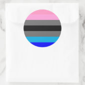 Ambonec Pride Vlag Ronde Sticker (Tas)