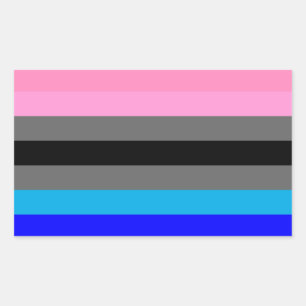 Ambonec trots rechthoekige sticker