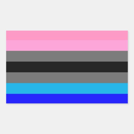 Ambonec trots rechthoekige sticker (Voorkant)