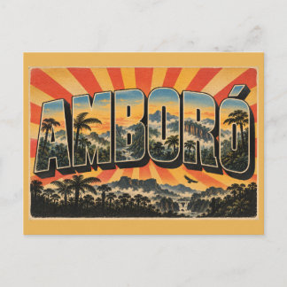 Amboró Bolivia Wolkenwoud Reuzenvarens Kunst Briefkaart