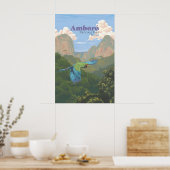 Amboro Nationaal Park Reisposter Poster (Keuken)