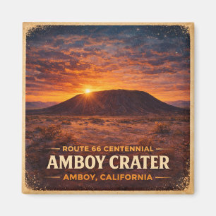 Amboy Krater Route 66 Woestijn Koelkast Decoratie Magneet