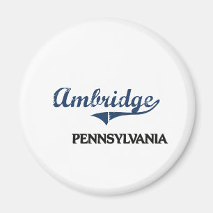 Ambridge Pennsylvania City Classic Magneet