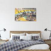 Ambridge, Pennsylvania - Grote letterscènes Canvas Afdruk (Insitu (Slaapkamer))