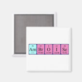 Ambroise periodiek table name magnet (Voorkant / Achterkant)