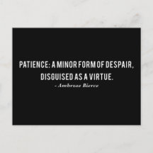 Ambrose Bierce Patience Definitie Quote