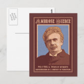 Ambrose Bierce - Politiek Briefkaart (Voorkant / Achterkant)