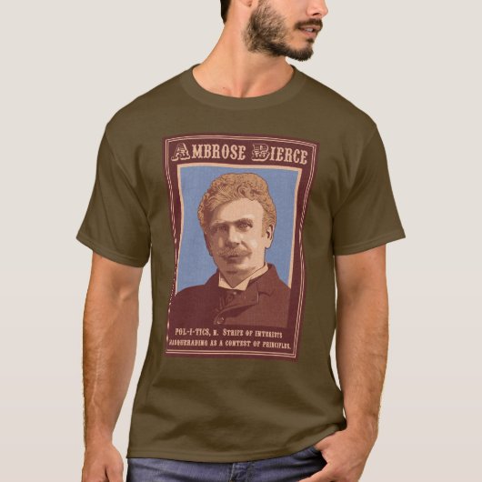 Ambrose Bierce - Politiek T-shirt (Voorkant)