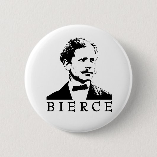 Ambrose Bierce Ronde Button 5,7 Cm (Voorkant)