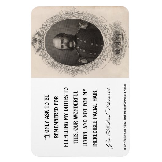 Ambrose Burnside Magneet (Verticaal)