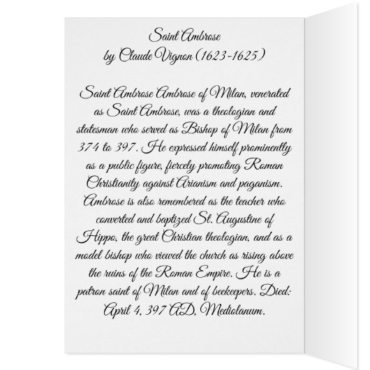 Ambrose de Milaan (Binnen (Links))