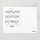 Ambrose de Milaan Briefkaart (Achterkant)