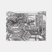 Ambrose de Milaan Fleece Deken (Voorkant (Horizontaal))