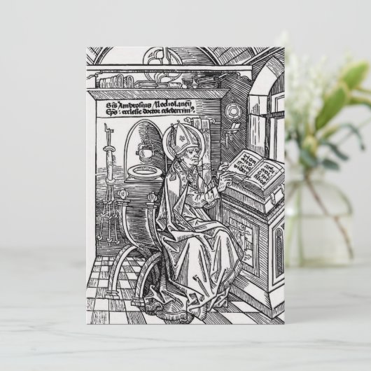 Ambrose de Milaan Kaart (Staand voorkant)