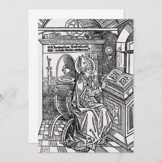 Ambrose de Milaan Kaart (Voorkant / Achterkant)