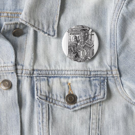 Ambrose de Milaan Ronde Button 5,7 Cm (In situ)