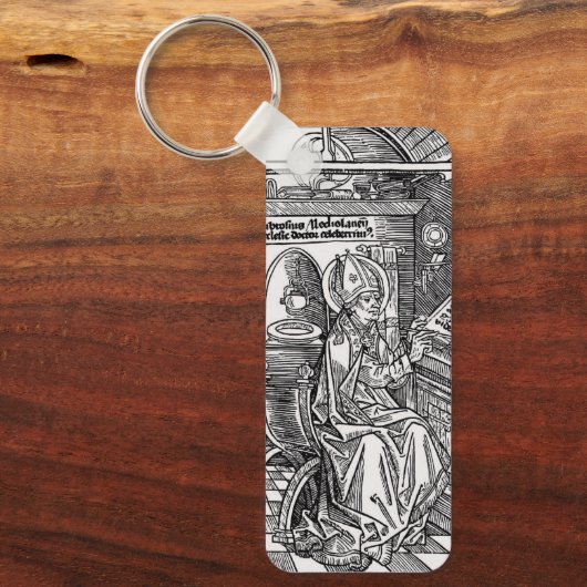 Ambrose de Milaan Sleutelhanger (Voorkant)