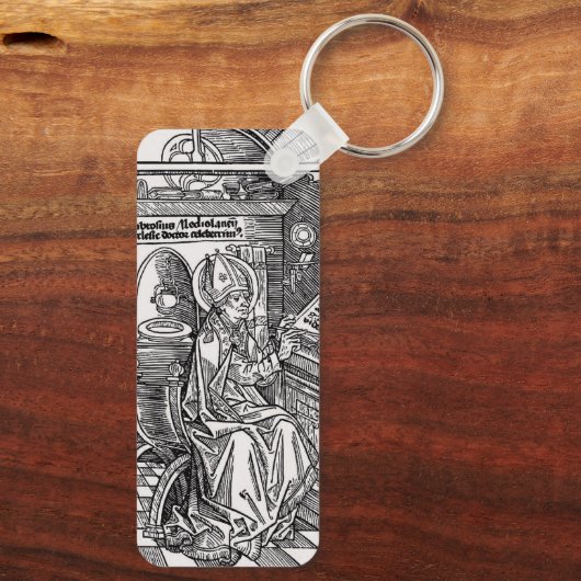 Ambrose de Milaan Sleutelhanger (Achterkant)