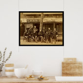 Ambrose Everett Burnside met RI Volunteers 1861 Poster (Keuken)
