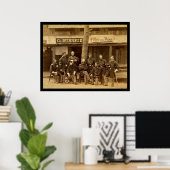 Ambrose Everett Burnside met RI Volunteers 1861 Poster (Thuiskantoor)