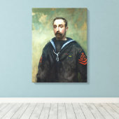Ambrose McEvoy Petty Officer E. Pitcher Canvas Afdruk (Insitu (Houten vloer))