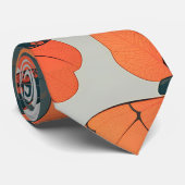Ambrosia Kever Retro Kleurrijk Aangepast Patroon Stropdas (Opgerold)