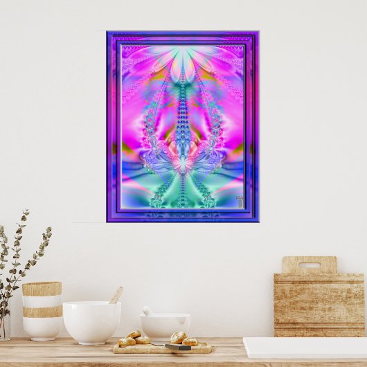 Ambrosia Rising Variation 4 Art Print (Keuken)