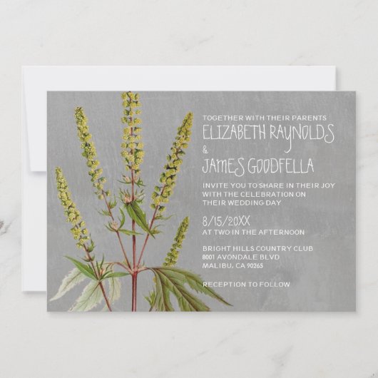 Ambrosia Wedding Invitations Kaart (Voorkant)