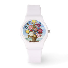 Ambrosius Bosschaert Boeket bloemen Stilleven Horloge