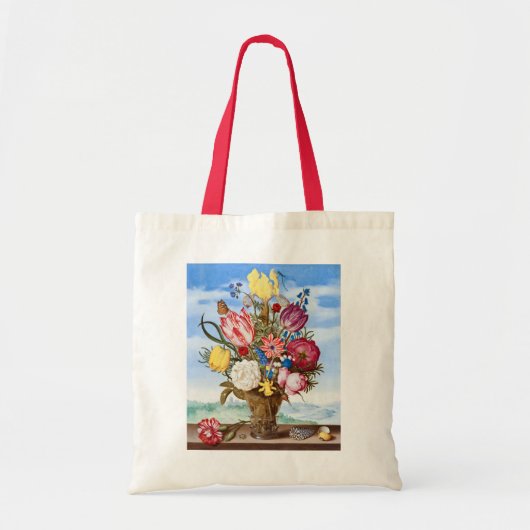 Ambrosius Bosschaert Boeket bloemen Stilleven Tote Bag (Voorkant)