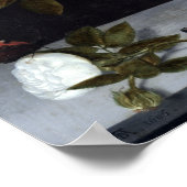 Ambrosius Bosschaert Flowers in een glas Poster (Hoek)