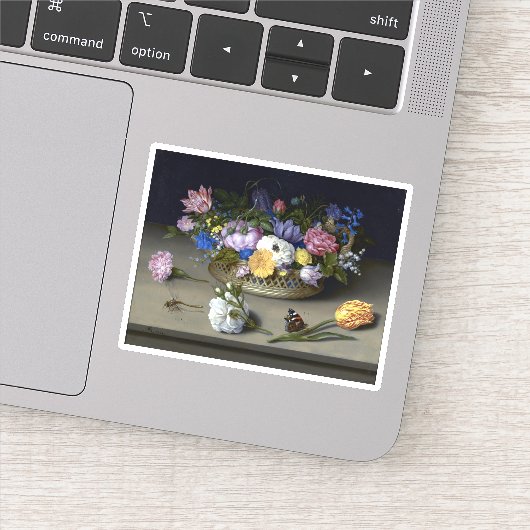 Ambrosius Bosschaert het leven van de oudere nog s Sticker (Detail)