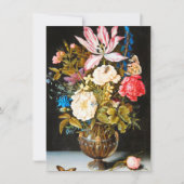 Ambrosius Bosschaert - stil leven met bloemen Bedankkaart (Voorkant)