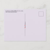 Ambrosius van Milaan (BEN 001) Briefkaart (Achterkant)